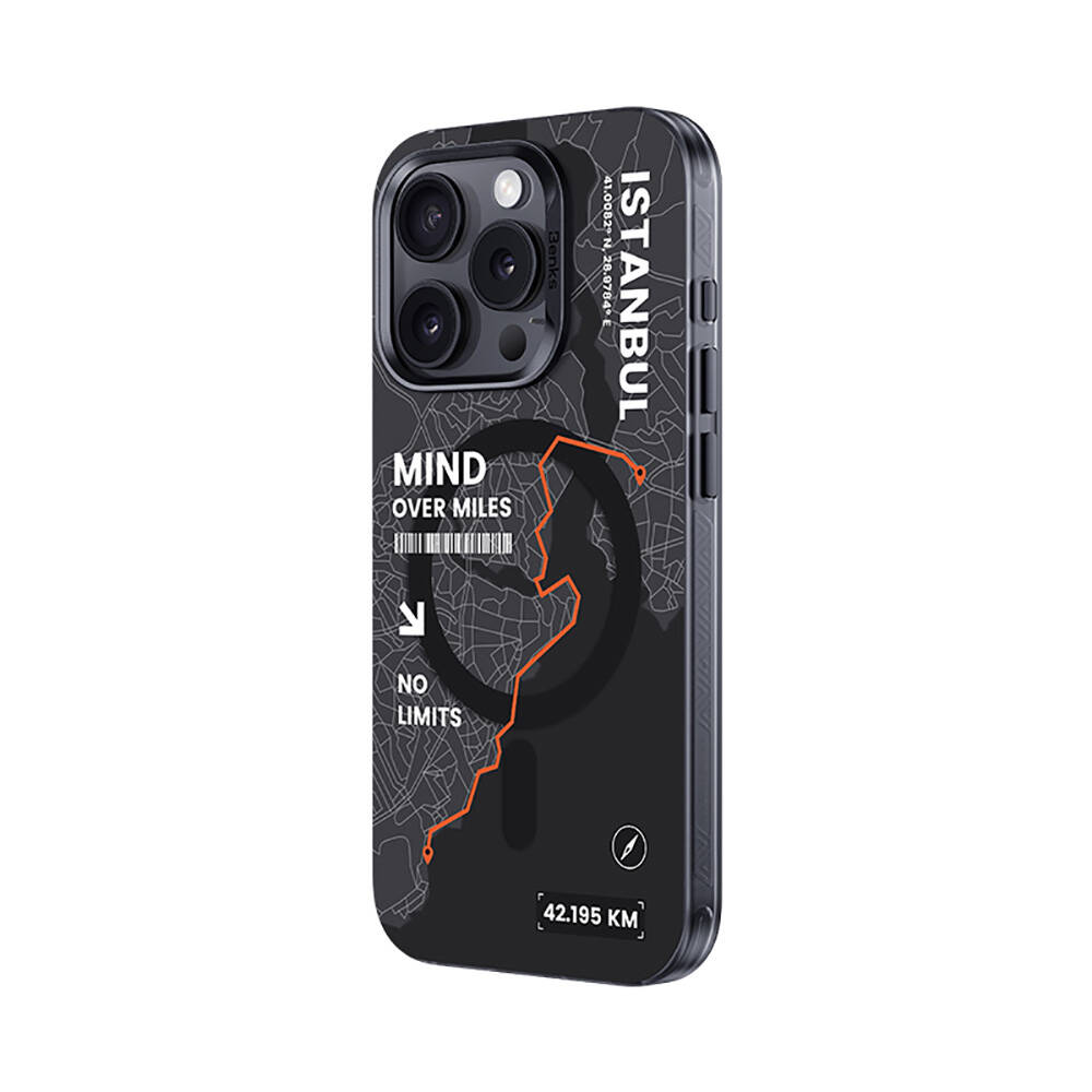 Apple iPhone 16 Pro Max Uyumlu Kılıf M-safe Şarj Özellikli Benks City Serisi Kapak - 1