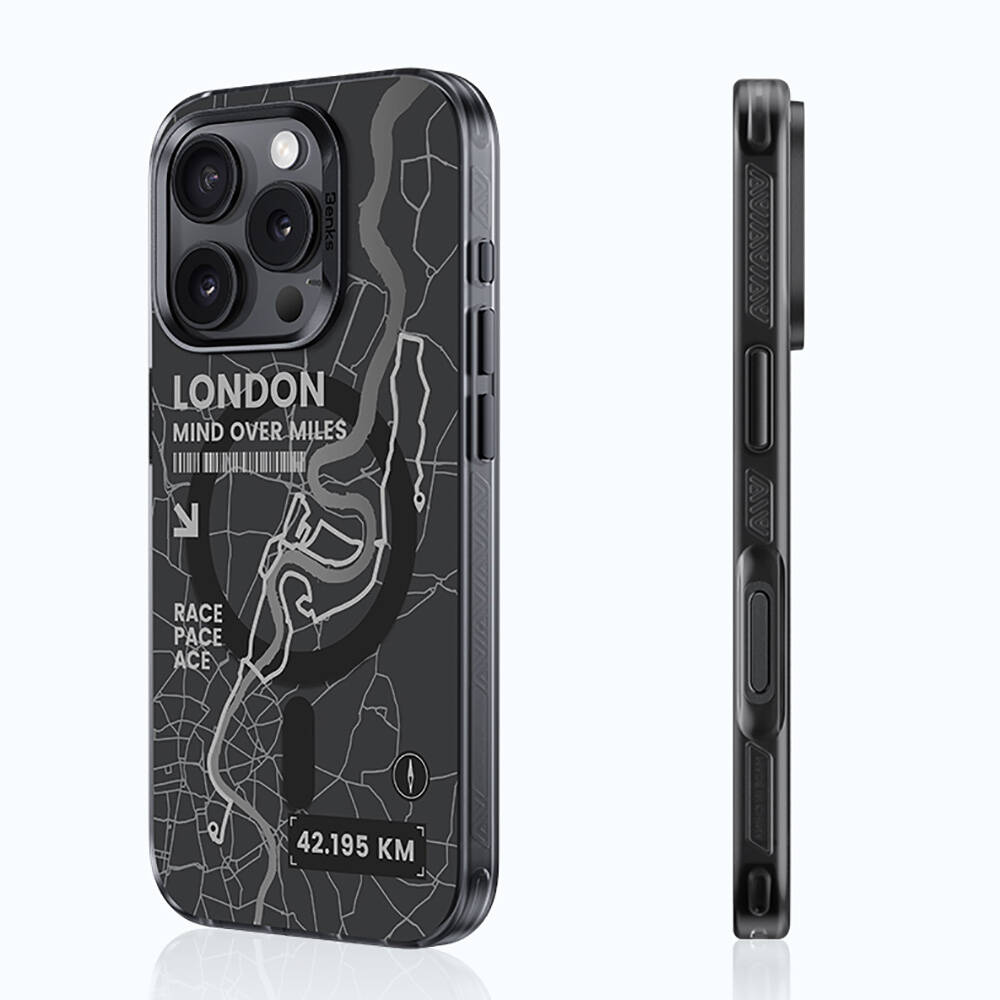 Apple iPhone 16 Pro Max Uyumlu Kılıf M-safe Şarj Özellikli Benks City Serisi Kapak - 4
