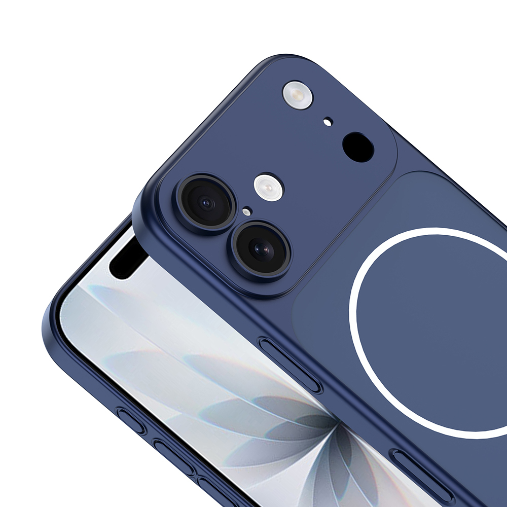 Apple iPhone 17 Uyumlu Kılıf Zore M-Safe Şarj Özellikli Kamera Korumalı Spark Kapak - 5
