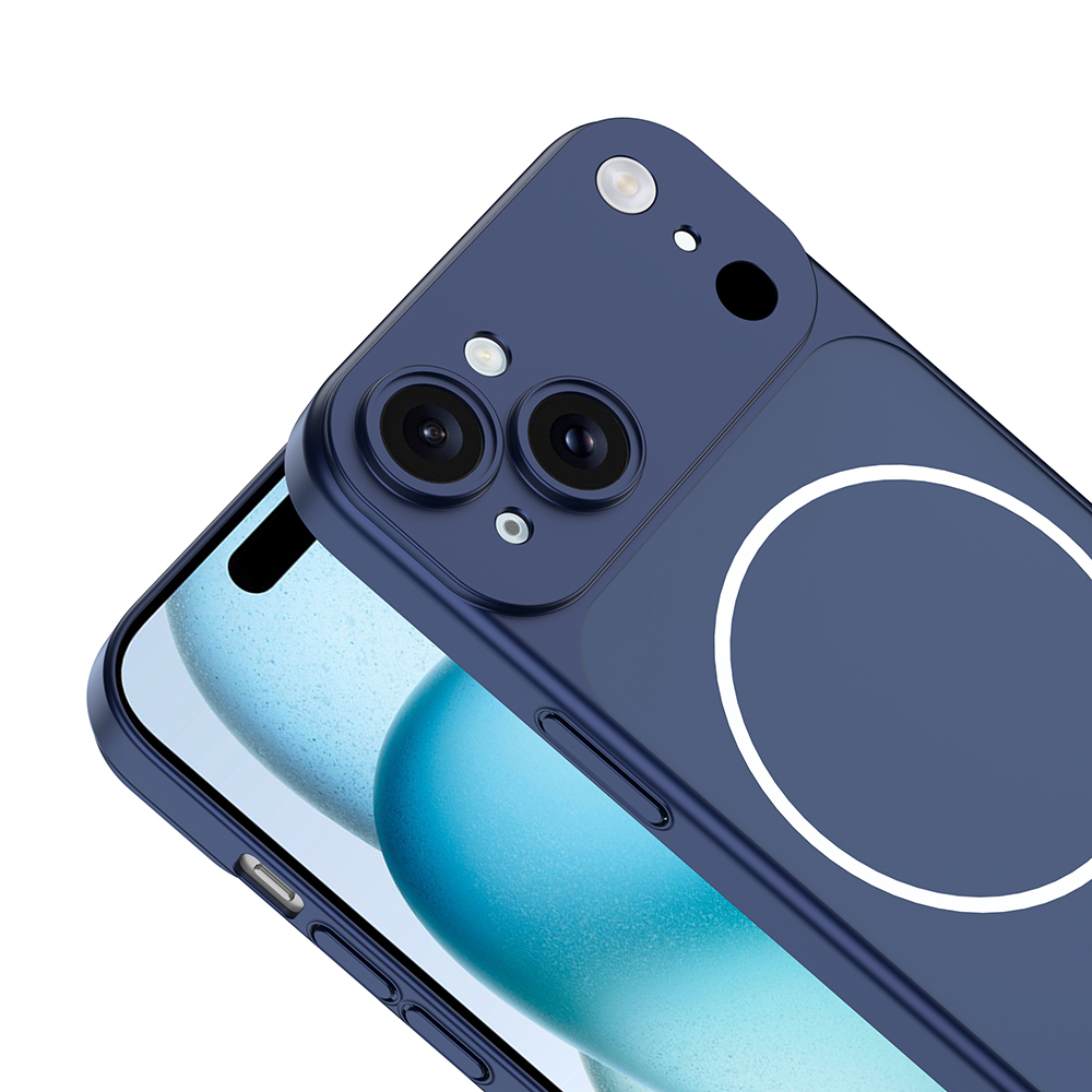 Apple iPhone 14 Uyumlu Kılıf Zore M-Safe Şarj Özellikli Kamera Korumalı Spark Kapak - 6