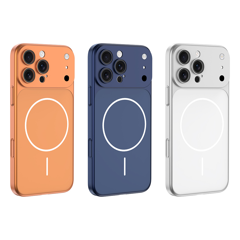 Apple iPhone 14 Pro Max Uyumlu Kılıf Zore M-Safe Şarj Özellikli Kamera Korumalı Spark Kapak - 7