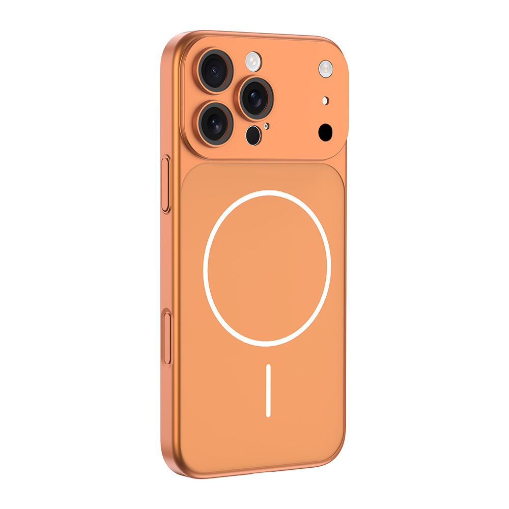 Apple iPhone 15 Pro Max Uyumlu Kılıf Zore M-Safe Şarj Özellikli Kamera Korumalı Spark Kapak - 1