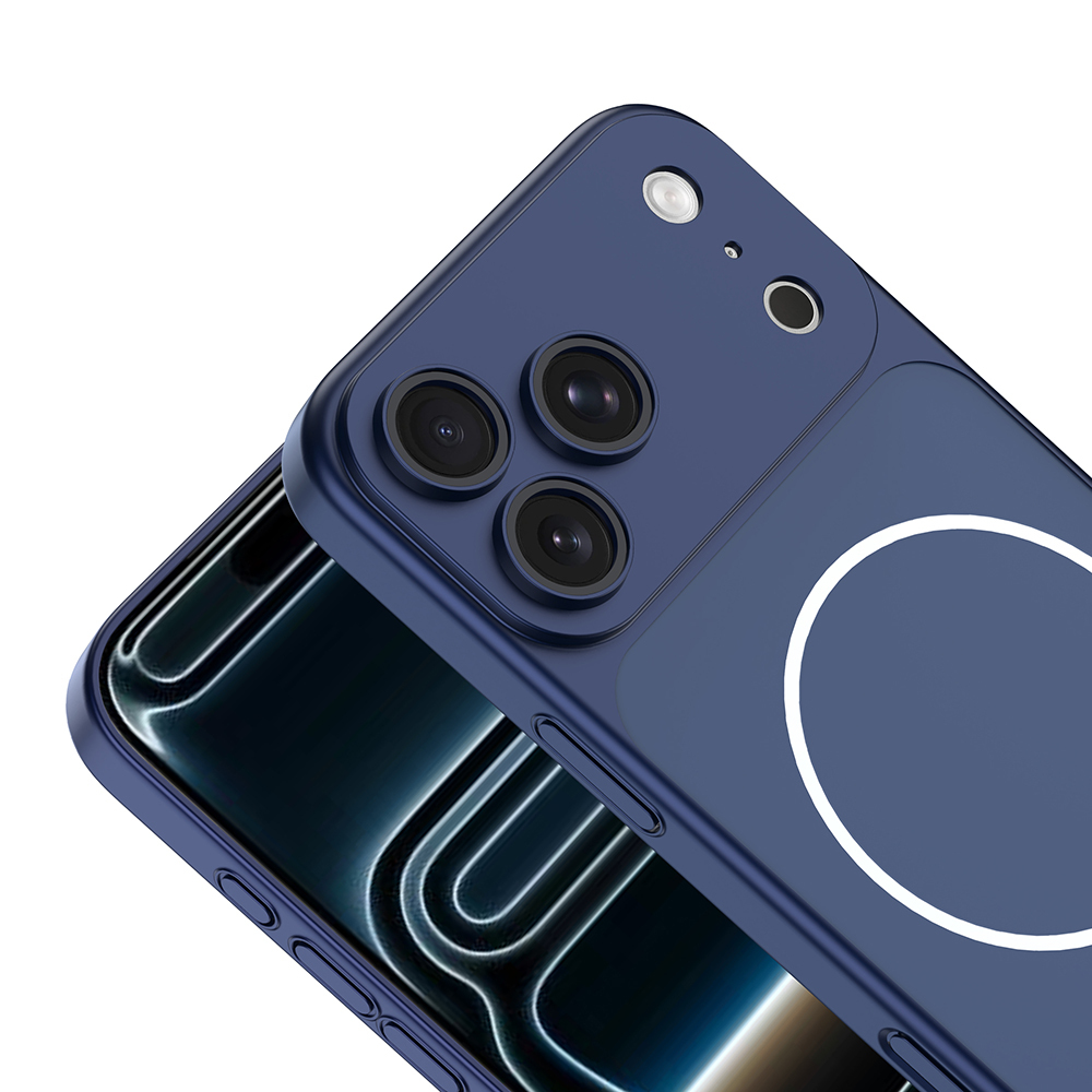 Apple iPhone 16 Pro Max Uyumlu Kılıf Zore M-Safe Şarj Özellikli Kamera Korumalı Spark Kapak - 1