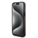Apple iPhone 15 Pro Max Uyumlu Kılıf Ferrari Orjinal Lisanslı M-safe Şarj Özellikli Tırtıklı Kenar Tasarımlı Ortalanmış Logo Kapak - 20