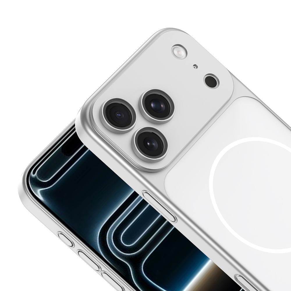 Apple iPhone 17 Pro Max Uyumlu Kılıf Zore M-Safe Şarj Özellikli Kamera Korumalı Spark Kapak - 6