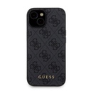 Apple iPhone 15 Uyumlu Kılıf Guess Orjinal Lisanslı M-safe Şarj Özellikli Yazı Logolu 4G Desenli Kapak + Powerbank 5000mAh 2in1 Set - 14