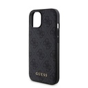 Apple iPhone 15 Uyumlu Kılıf Guess Orjinal Lisanslı M-safe Şarj Özellikli Yazı Logolu 4G Desenli Kapak + Powerbank 5000mAh 2in1 Set - 17