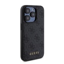 Apple iPhone 15 Pro Uyumlu Kılıf Guess Orjinal Lisanslı M-safe Şarj Özellikli Yazı Logolu 4G Desenli Kapak + Powerbank 5000mAh 2in1 Set - 4