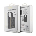 Apple iPhone 15 Pro Uyumlu Kılıf Guess Orjinal Lisanslı M-safe Şarj Özellikli Yazı Logolu 4G Desenli Kapak + Powerbank 5000mAh 2in1 Set - 11