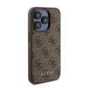 Apple iPhone 15 Pro Uyumlu Kılıf Guess Orjinal Lisanslı M-safe Şarj Özellikli Yazı Logolu 4G Desenli Kapak + Powerbank 5000mAh 2in1 Set - 15