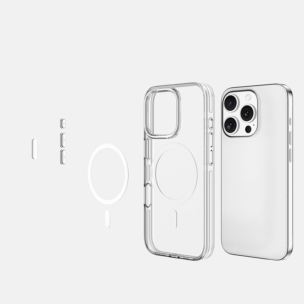 Apple iPhone 16 Pro Max Uyumlu Kılıf Magsafe Şarj Özellikli Kamera Korumalı Zore Kripto Kapak - 4