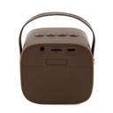 Guess Orjinal Lisanslı Askılı PU Deri Yazı Logolu 5W Bluetooth Speaker - 5