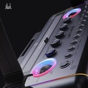 Lenyes S892 RGB Işıklı Mikrofonlu Dokunmatik Ekranlı Taşınabilir TWS Bluetooth Speaker Hoparlör v5.3 300W - 2