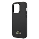 Apple iPhone 14 Pro Uyumlu Kılıf Lacoste Orjinal Lisanslı PU Pike Desenli Arka Yüzey İkonik Timsah Dokuma Logolu Kapak - 5