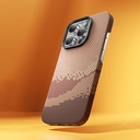 Apple iPhone 16 Pro Uyumlu Kılıf Magsafe Şarj Özellikli Benks GoldenTide ArmorAir 600D Kevlar Kapak - 8