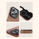 Apple iPhone 16 Pro Uyumlu Kılıf Magsafe Şarj Özellikli Benks GoldenTide ArmorAir 600D Kevlar Kapak - 9