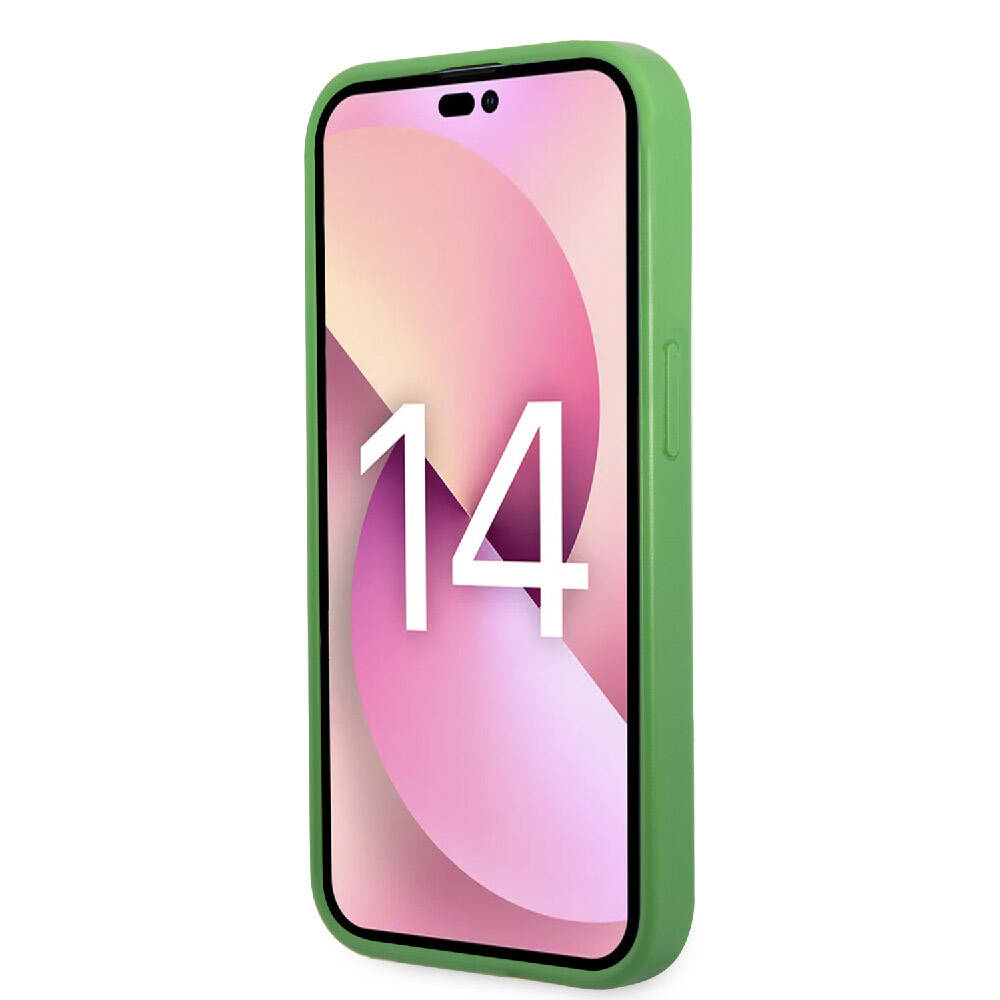 Apple iPhone 14 Pro Max Uyumlu Kılıf Lacoste Orjinal Lisanslı PU Pike Desenli Arka Yüzey İkonik Timsah Dokuma Logolu Kapak - 11