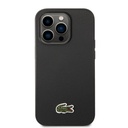 Apple iPhone 14 Pro Max Uyumlu Kılıf Lacoste Orjinal Lisanslı PU Pike Desenli Arka Yüzey İkonik Timsah Dokuma Logolu Kapak - 16