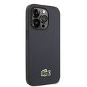 Apple iPhone 14 Pro Max Uyumlu Kılıf Lacoste Orjinal Lisanslı PU Pike Desenli Arka Yüzey İkonik Timsah Dokuma Logolu Kapak - 24