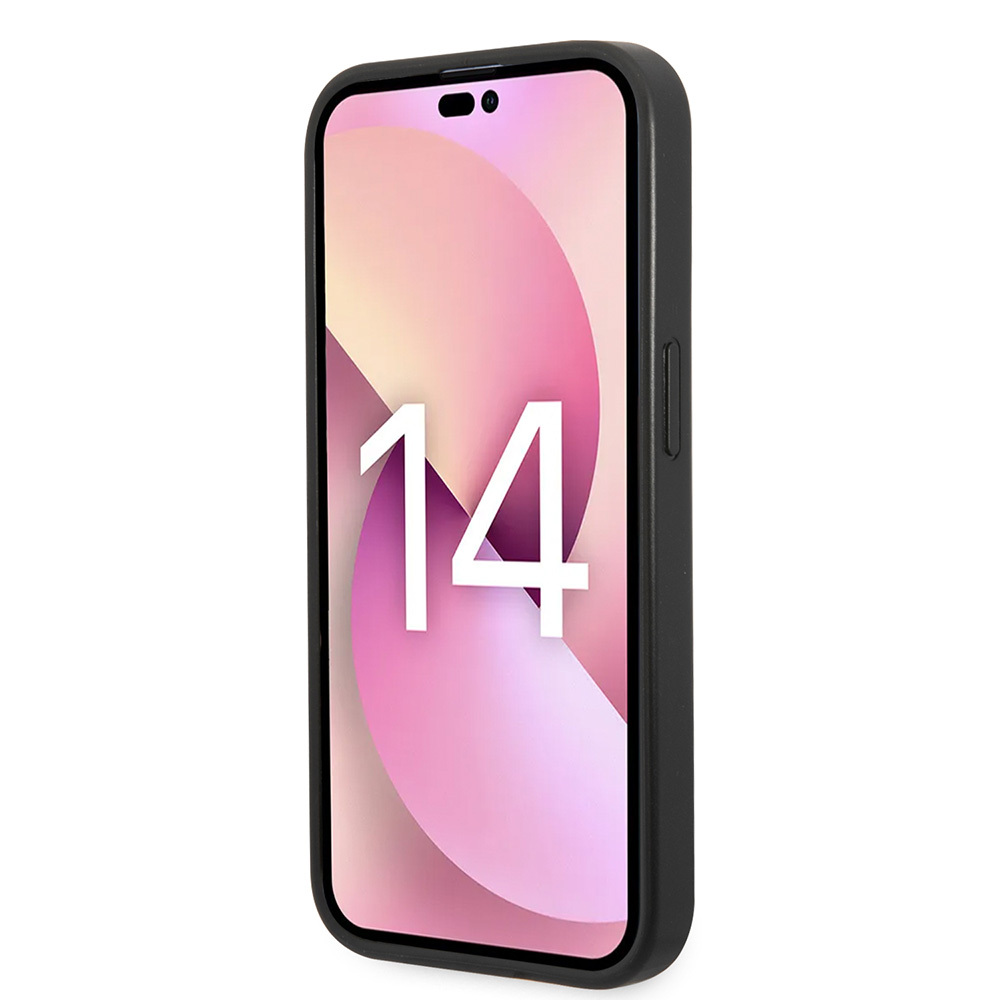 Apple iPhone 14 Pro Max Uyumlu Kılıf Lacoste Orjinal Lisanslı PU Pike Desenli Arka Yüzey İkonik Timsah Dokuma Logolu Kapak - 25