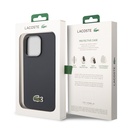 Apple iPhone 14 Pro Max Uyumlu Kılıf Lacoste Orjinal Lisanslı PU Pike Desenli Arka Yüzey İkonik Timsah Dokuma Logolu Kapak - 28