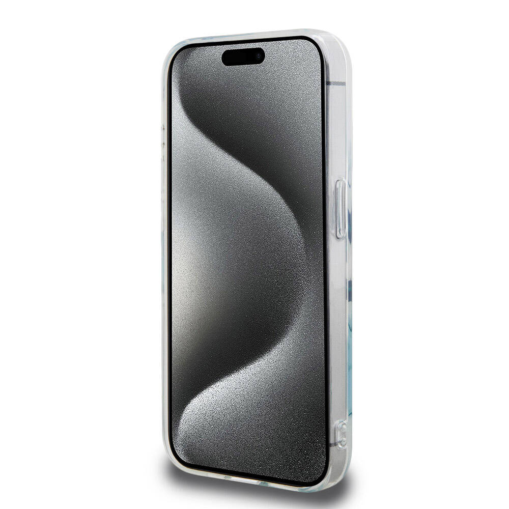 Apple iPhone 15 Pro Uyumlu Kılıf Lacoste Orjinal Lisanslı M-safe Şarj Özellikli Çift Katmanlı Yamalar Desenli Kapak - 4