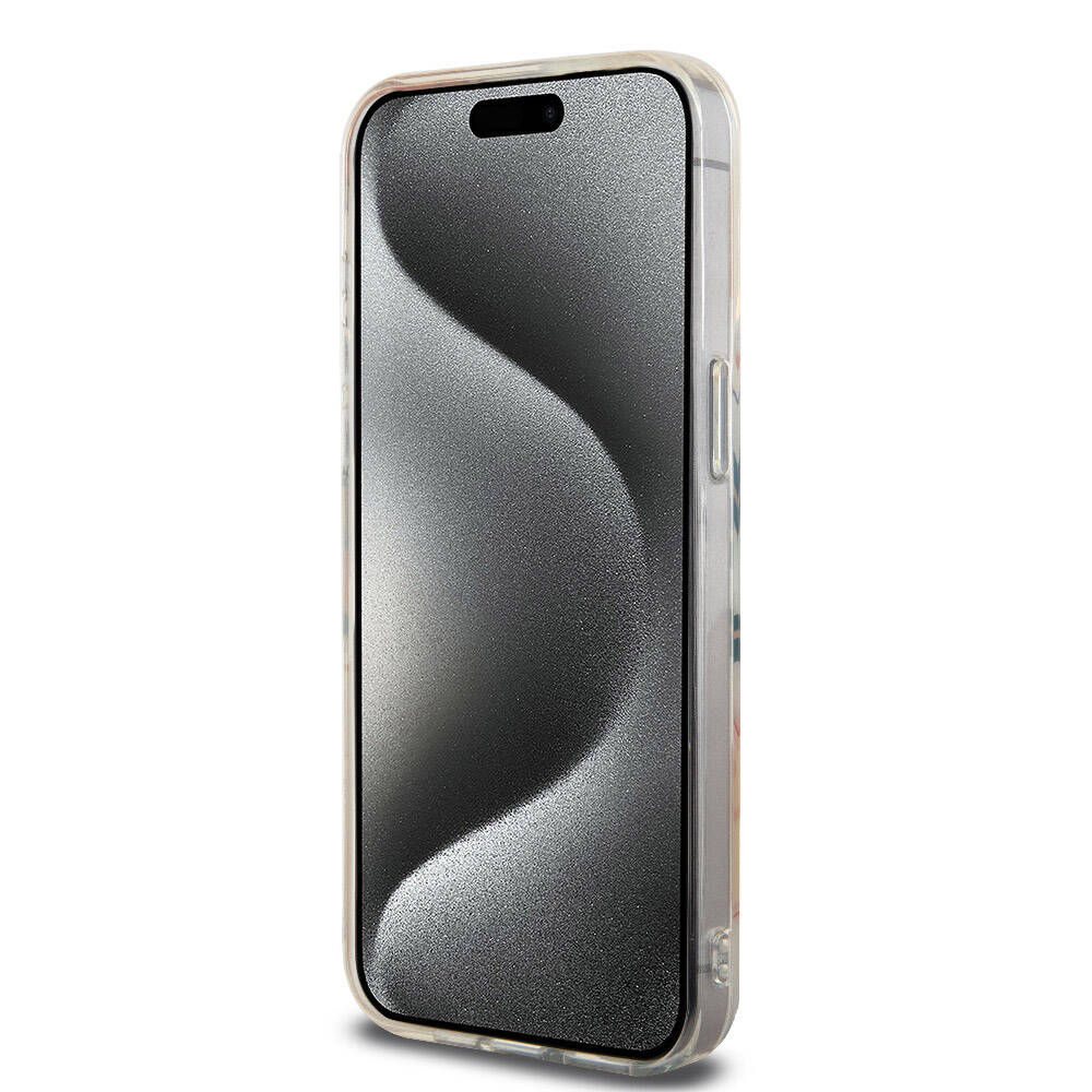 Apple iPhone 15 Pro Max Uyumlu Kılıf Lacoste Orjinal Lisanslı M-safe Şarj Özellikli Çift Katmanlı Yamalar Desenli Kapak - 11