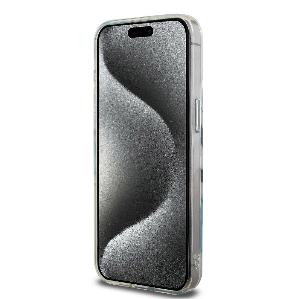 Apple iPhone 15 Pro Max Uyumlu Kılıf Lacoste Orjinal Lisanslı M-safe Şarj Özellikli Çift Katmanlı Yamalar Desenli Kapak - 25