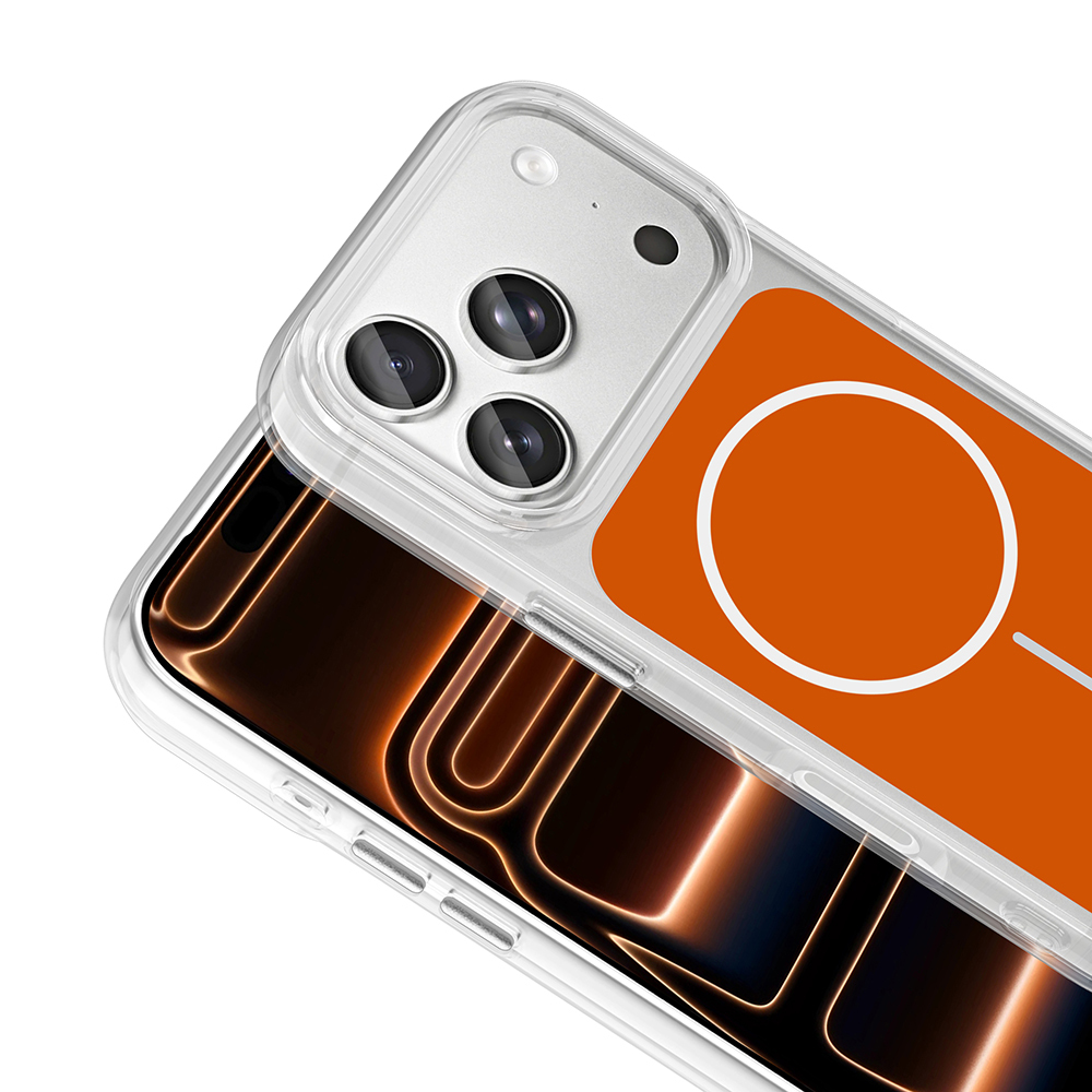 Apple iPhone 17 Pro Max Uyumlu Kılıf Metal Buton Tasarımlı Zore İkonik Sert Silikon Kapak - 6