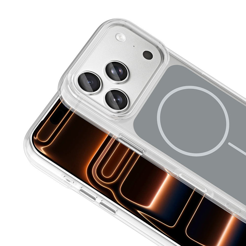 Apple iPhone 17 Pro Max Uyumlu Kılıf Metal Buton Tasarımlı Zore İkonik Sert Silikon Kapak - 7