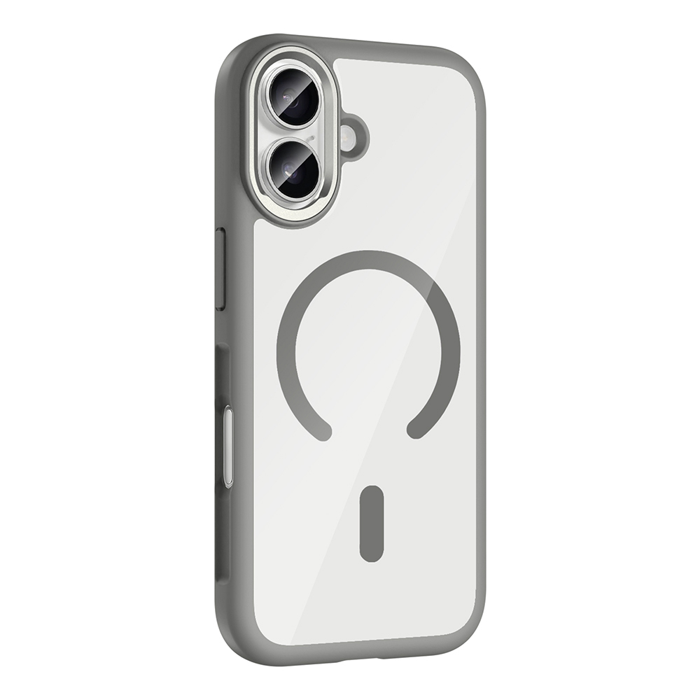 Apple iPhone 17 Uyumlu Kılıf M-Safe Şarj Özellikli Metal Kamera Çerçeveli Zore Tiko Kapak - 4