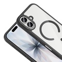 Apple iPhone 17 Uyumlu Kılıf M-Safe Şarj Özellikli Metal Kamera Çerçeveli Zore Tiko Kapak - 6