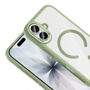 Apple iPhone 17 Uyumlu Kılıf M-Safe Şarj Özellikli Metal Kamera Çerçeveli Zore Tiko Kapak - 7
