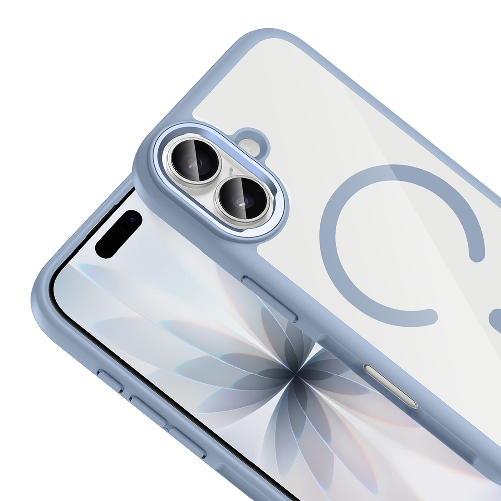 Apple iPhone 17 Uyumlu Kılıf M-Safe Şarj Özellikli Metal Kamera Çerçeveli Zore Tiko Kapak - 9