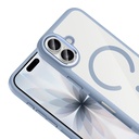 Apple iPhone 17 Uyumlu Kılıf M-Safe Şarj Özellikli Metal Kamera Çerçeveli Zore Tiko Kapak - 9