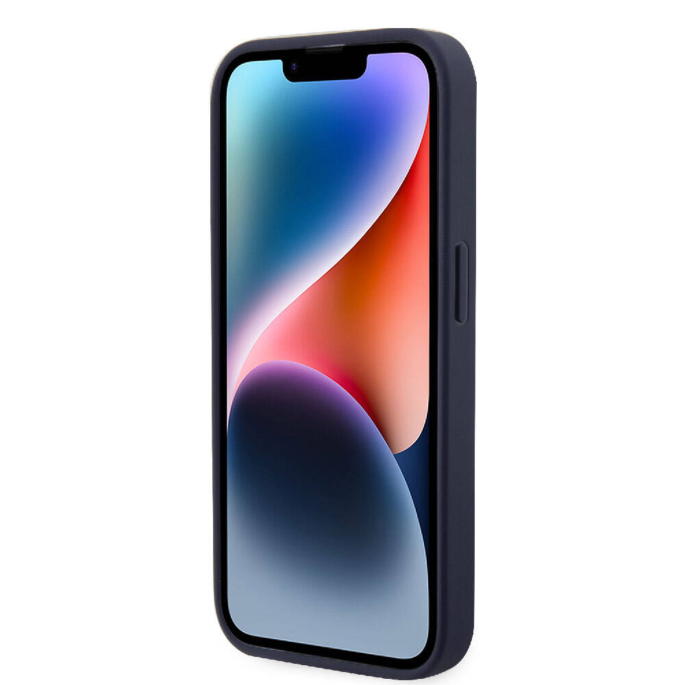 Apple iPhone 15 Pro Uyumlu Kılıf Lacoste Orjinal Lisanslı M-safe Şarj Özellikli PU Deri Görünümlü Karışık Monogram Desenli Kapak - 7