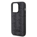 Apple iPhone 15 Pro Uyumlu Kılıf Lacoste Orjinal Lisanslı M-safe Şarj Özellikli PU Deri Görünümlü Karışık Monogram Desenli Kapak - 8