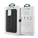 Apple iPhone 15 Pro Max Uyumlu Kılıf Lacoste Orjinal Lisanslı M-safe Şarj Özellikli PU Deri Görünümlü Karışık Monogram Desenli Kapak - 2