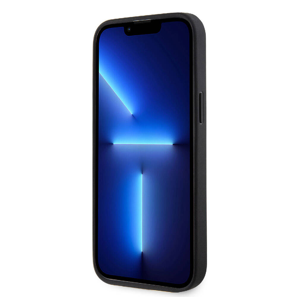 Apple iPhone 15 Pro Max Uyumlu Kılıf Lacoste Orjinal Lisanslı M-safe Şarj Özellikli PU Deri Görünümlü Karışık Monogram Desenli Kapak - 5