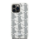 Apple iPhone 15 Pro Max Uyumlu Kılıf Lacoste Orjinal Lisanslı M-safe Şarj Özellikli PU Deri Görünümlü Kartlıklı Karışık Monogram Desenli Kapak - 3