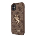 Apple iPhone 11 Uyumlu Kılıf Guess PU Deri Büyük Metal Logo Dizaynlı Kapak - 1