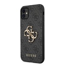 Apple iPhone 11 Uyumlu Kılıf Guess PU Deri Büyük Metal Logo Dizaynlı Kapak - 8
