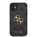 Apple iPhone 11 Uyumlu Kılıf Guess PU Deri Büyük Metal Logo Dizaynlı Kapak - 9