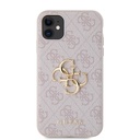 Apple iPhone 11 Uyumlu Kılıf Guess PU Deri Büyük Metal Logo Dizaynlı Kapak - 16