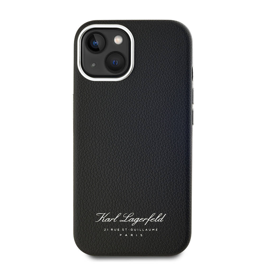 Apple iPhone 14 Uyumlu Kılıf Karl Lagerfeld Orjinal Lisanslı KL Yazılı Hotel Kapak - 2