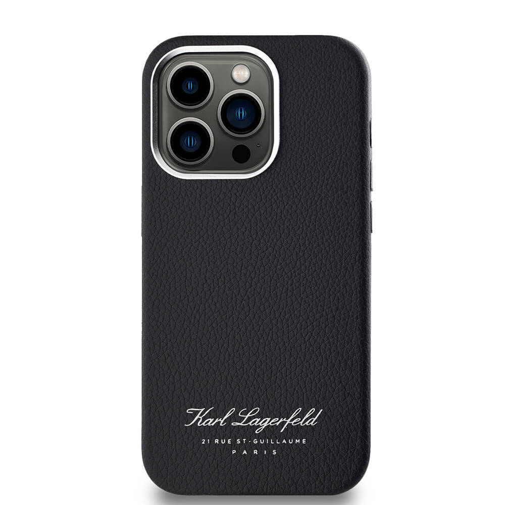 Apple iPhone 14 Pro Max Uyumlu Kılıf Karl Lagerfeld Orjinal Lisanslı KL Yazılı Hotel Kapak - 2