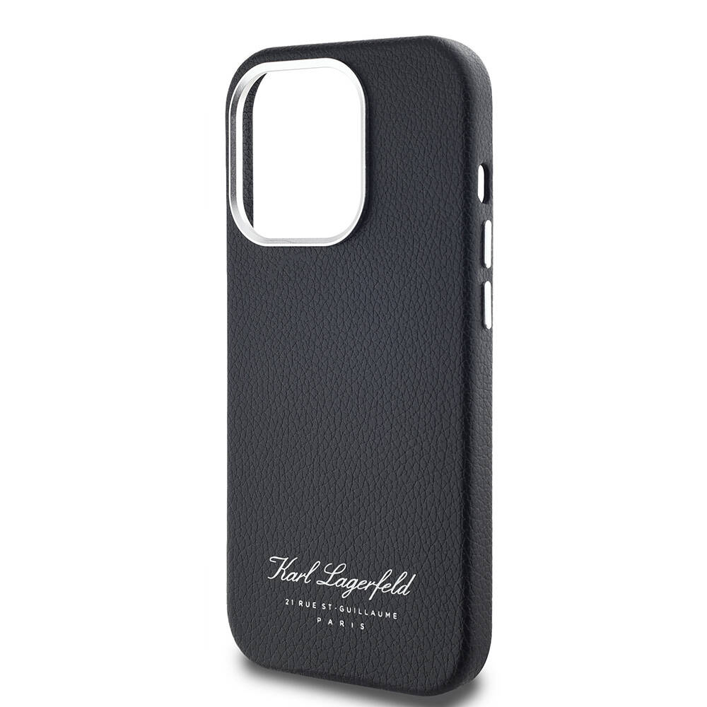 Apple iPhone 14 Pro Max Uyumlu Kılıf Karl Lagerfeld Orjinal Lisanslı KL Yazılı Hotel Kapak - 5