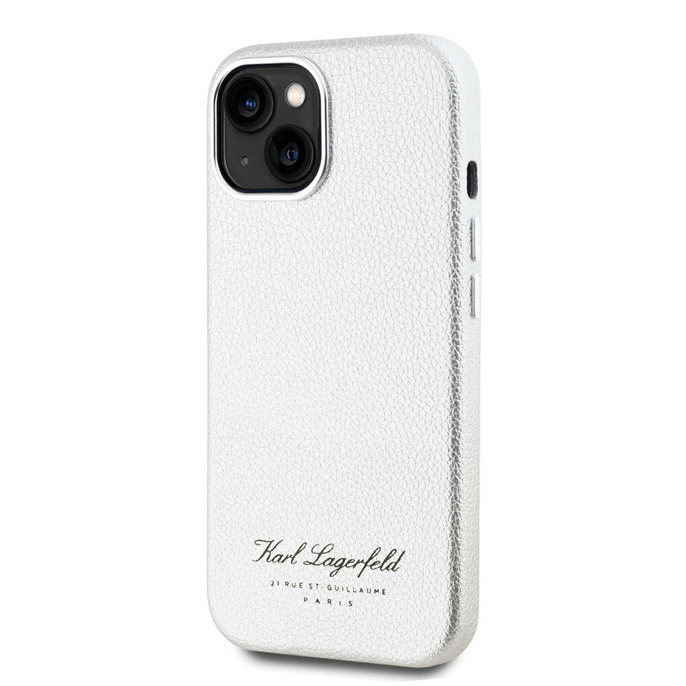 Apple iPhone 15 Uyumlu Kılıf Karl Lagerfeld Orjinal Lisanslı KL Yazılı Hotel Kapak - 1