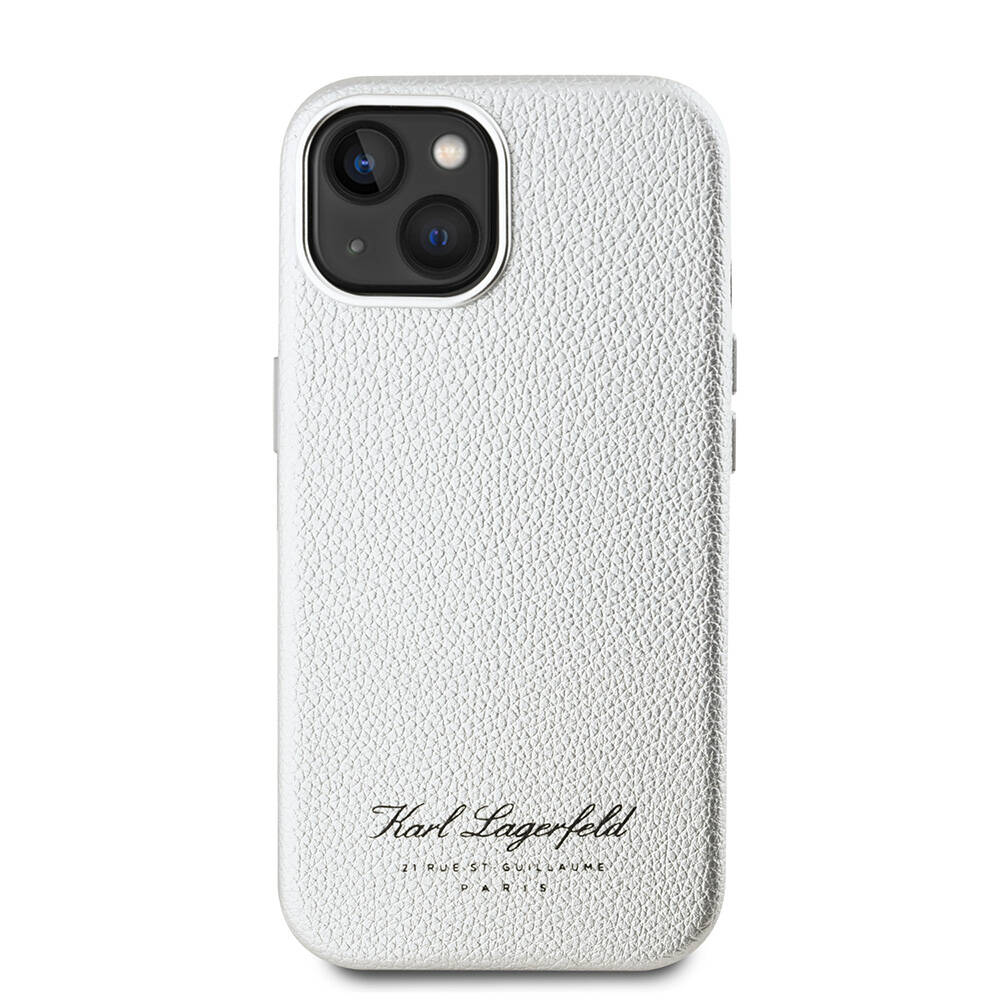 Apple iPhone 15 Uyumlu Kılıf Karl Lagerfeld Orjinal Lisanslı KL Yazılı Hotel Kapak - 2