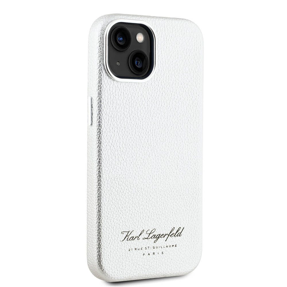 Apple iPhone 15 Uyumlu Kılıf Karl Lagerfeld Orjinal Lisanslı KL Yazılı Hotel Kapak - 3